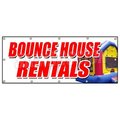 Signmission BOUNCE HOUSE RENTALS BANNER SIGN party photobooth inflatable moonwalk B-120 Bounce House Rentals